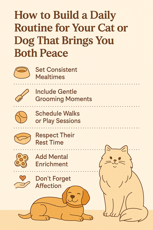 How to Build a Daily Routine for Your Cat or Dog That Brings You Both Peace 🕊️🐾