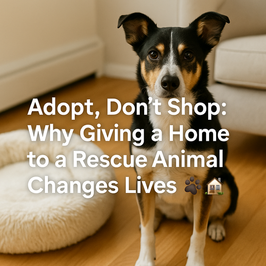 Adopt, Don’t Shop: Why Giving a Home to a Rescue Animal Changes Lives 🐾🏡