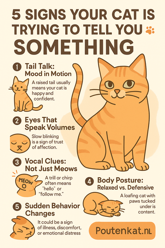 5 Signs Your Cat Is Trying to Tell You Something 🐱💬