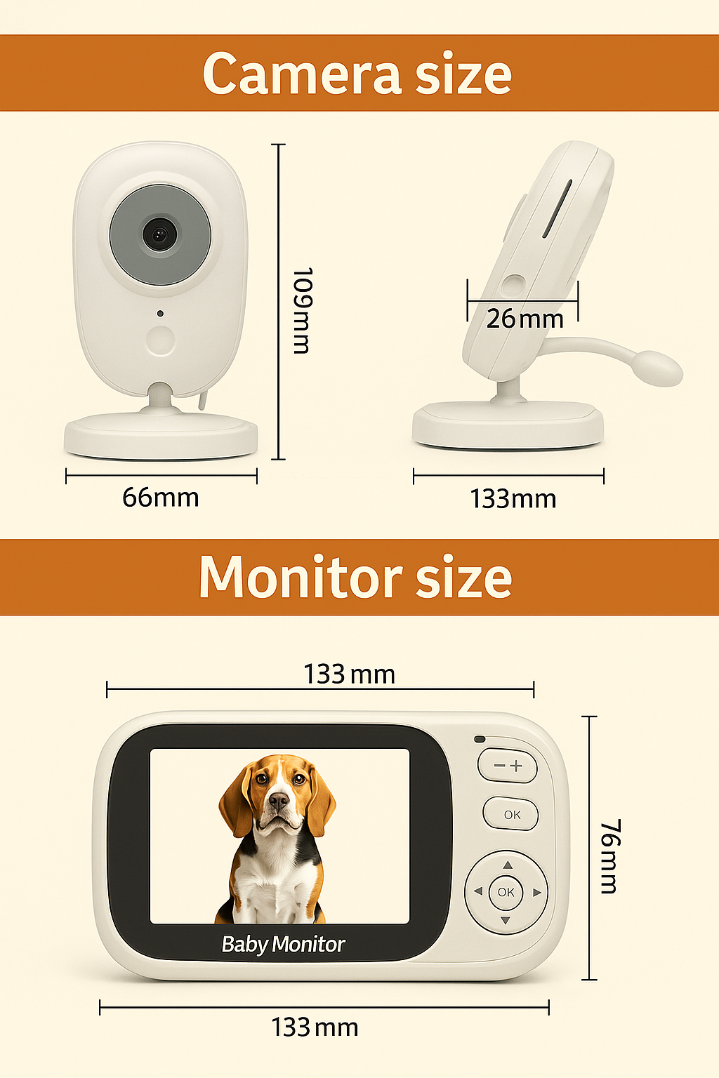 Camera with Night Vision, Audio, and temperature sensing