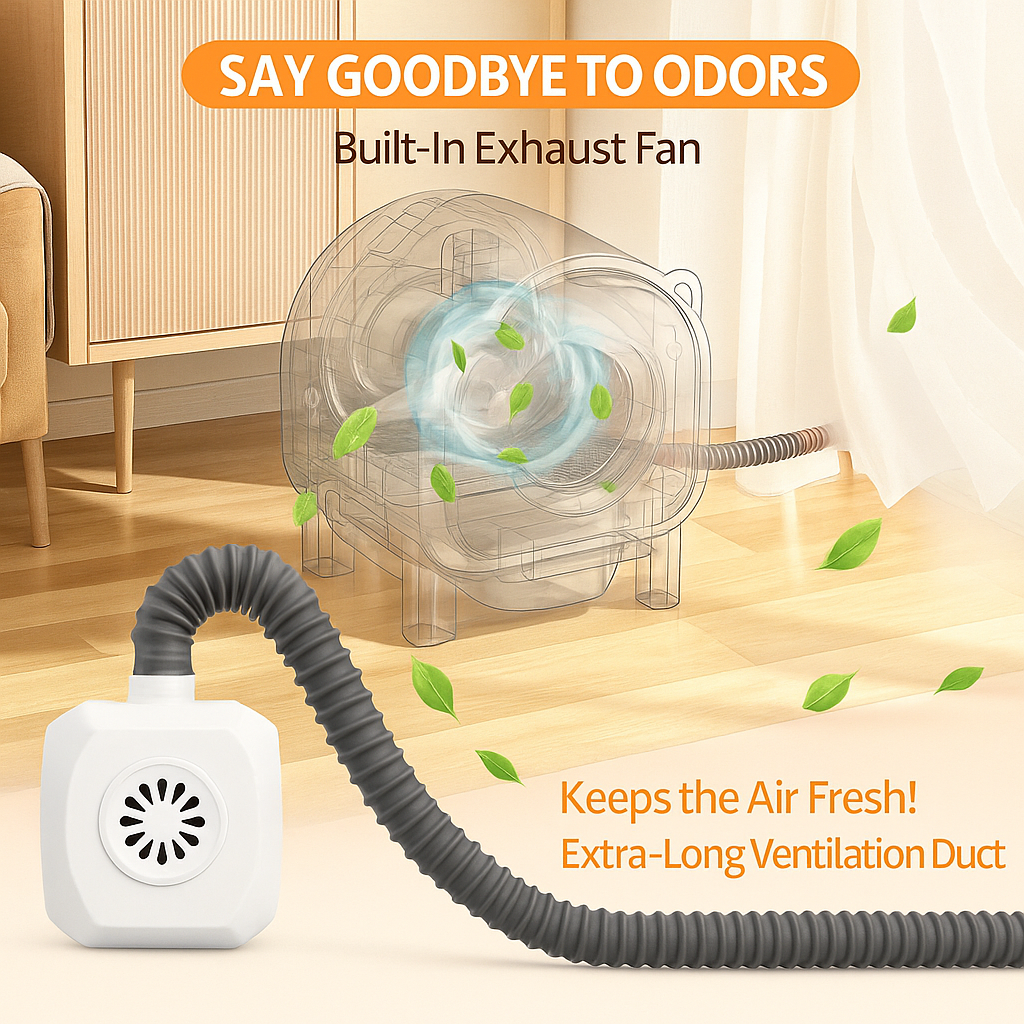 Smart Litter Box Self-Cleaning With APP