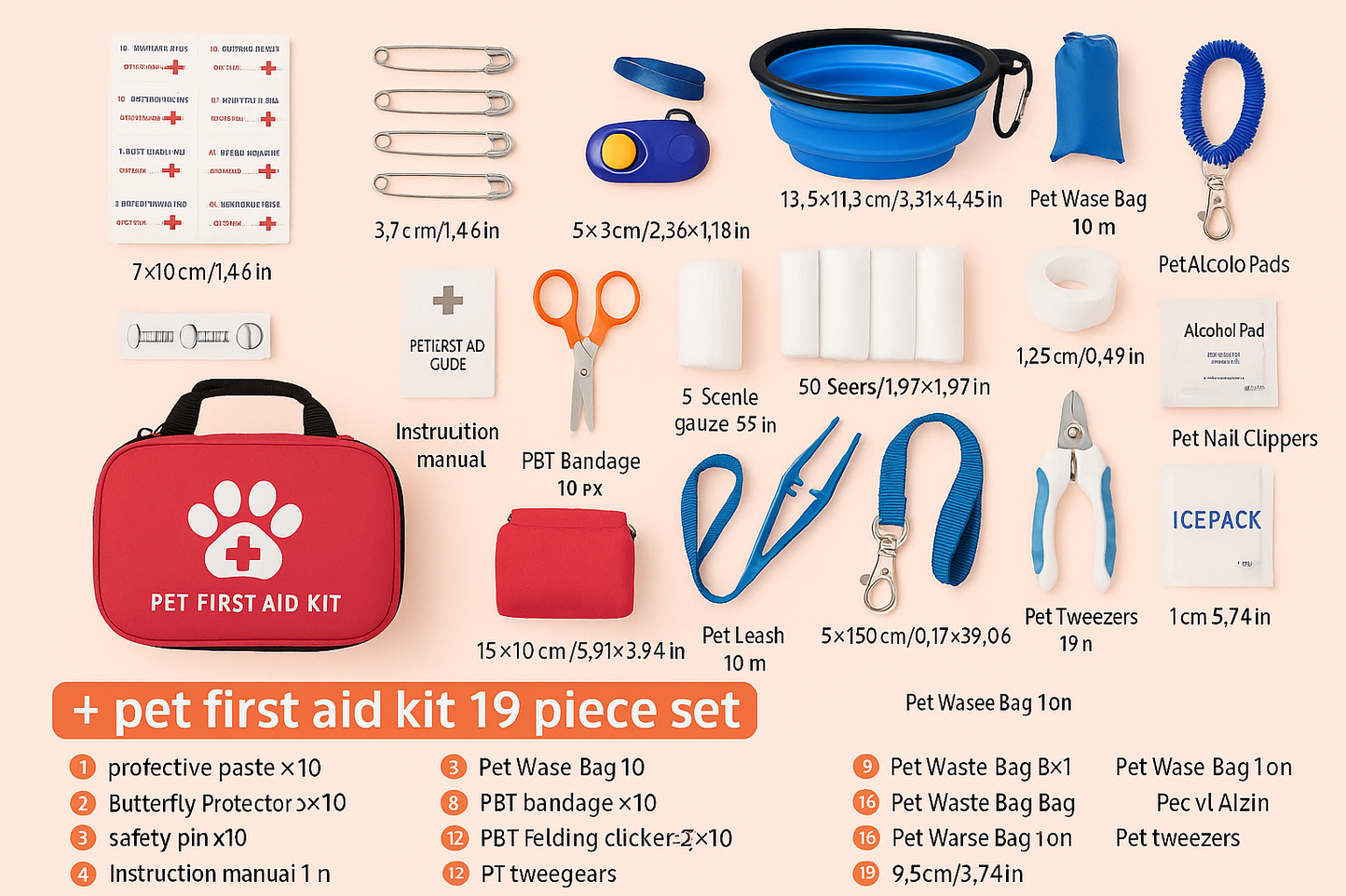 Pet First Aid Travel Kit