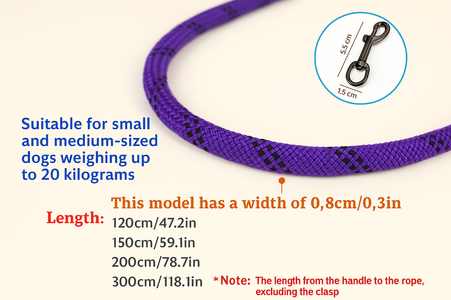 Reflective Dog Leash