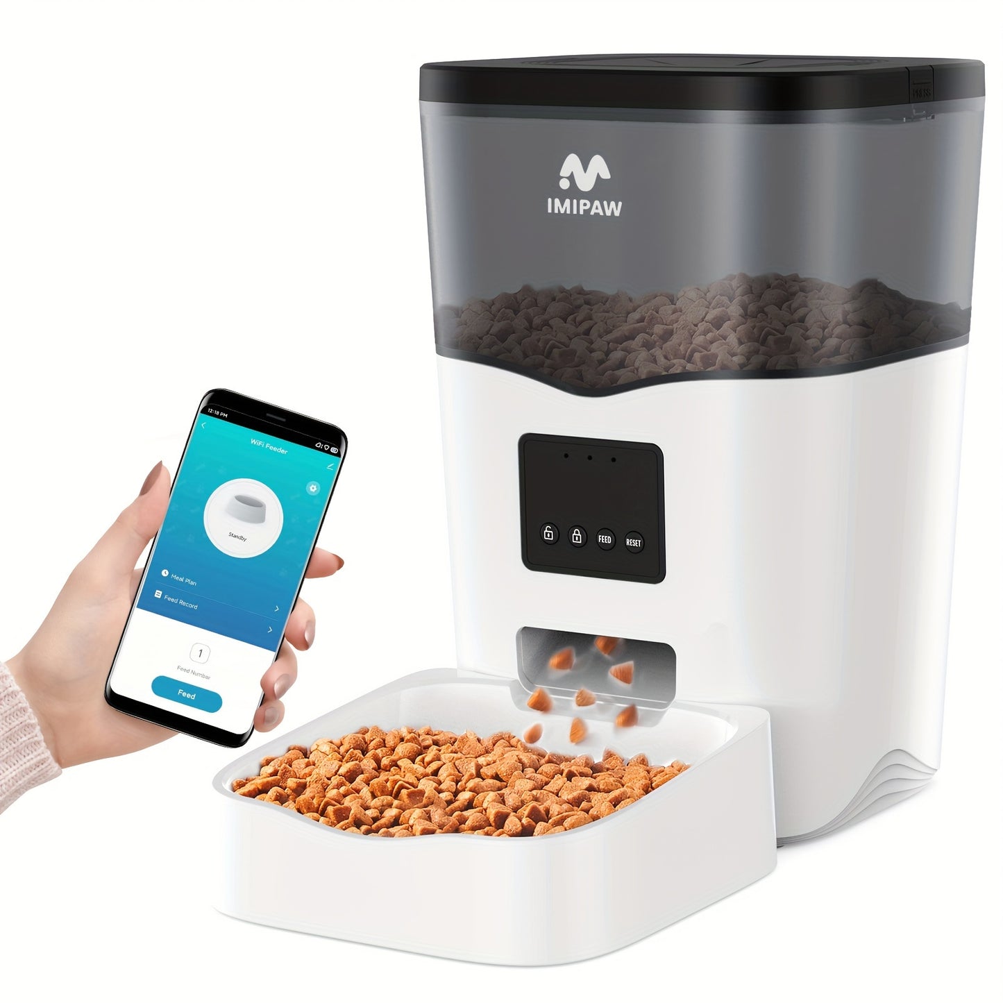 Slimme Camera + WiFi-voerbak - 3 liter