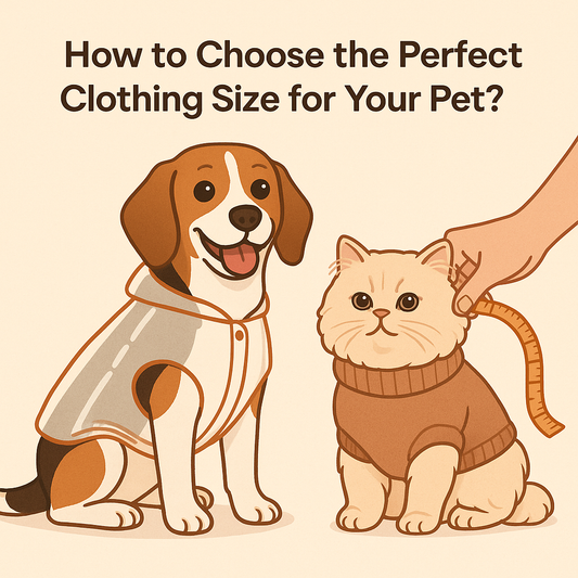 How to Choose the Perfect Clothing Size for Your Pet? 🐶🐱
