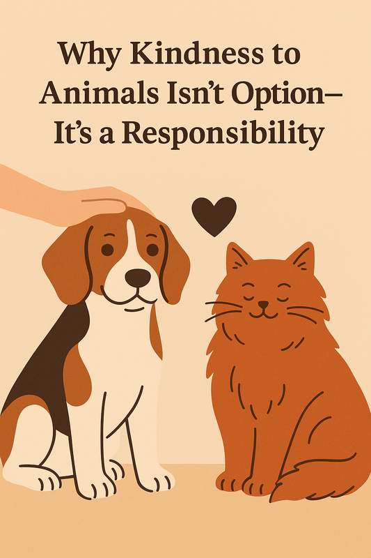 Why Kindness to Animals Isn’t Optional—It’s a Responsibility 🐾