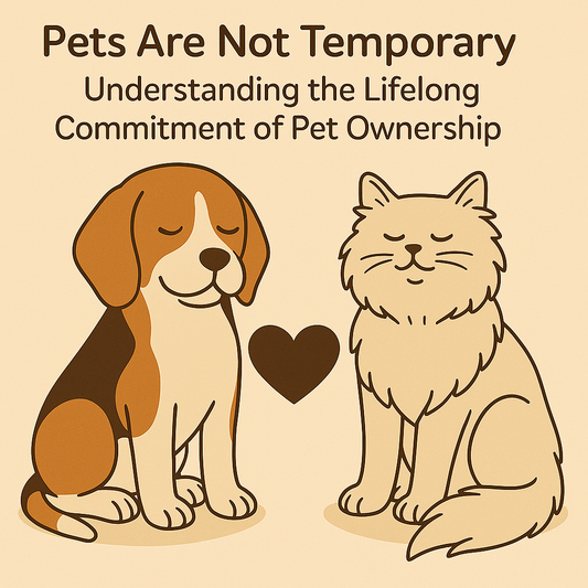 Pets Are Not Temporary: Understanding the Lifelong Commitment of Pet Ownership 🐾❤️