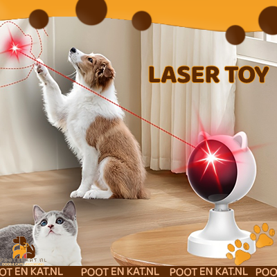 Roterend laserspeelgoed voor katten en honden