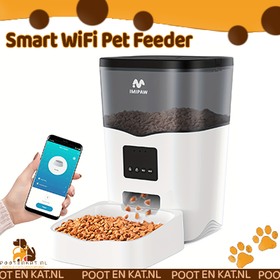 Slimme Camera + WiFi-voerbak - 3 liter