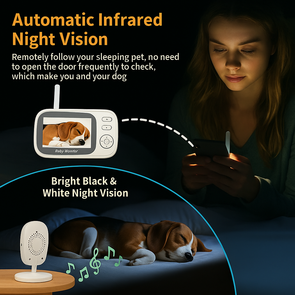Camera with Night Vision, Audio, and temperature sensing