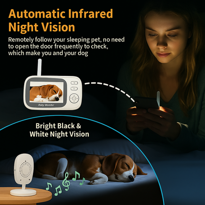 Camera with Night Vision, Audio, and temperature sensing