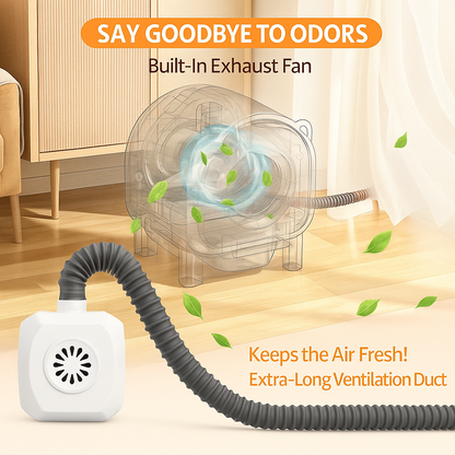Smart Litter Box Self-Cleaning With APP
